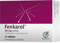 FENKAROL 50 mg tabletes, 15 gab.