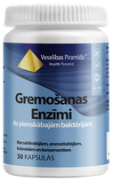 VESELĪBAS PIRAMĪDA Digestive enzyme capsules, 30 pcs.