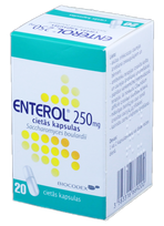 ENTEROL 250 mg cietās kapsulas, 20 gab.