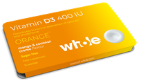 WHOLE Vitamin D3 400 IU lozenges, 15 pcs.