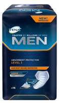 TENA Men Super Level 3 urological pads, 16 pcs.
