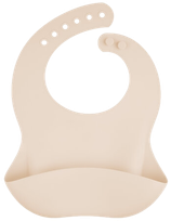 CANPOL BABIES Creme силиконовый с карманом детский нагрудник, 1 шт.