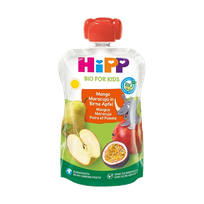 HIPP mango un pasifloras augļu, no 1 gada biezenis, 100 g
