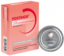 POSTINOR  1.5 mg tabletes, 1 gab.