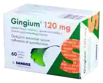 GINGIUM 120 mg apvalkotās tabletes, 60 gab.