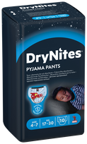 HUGGIES DryNites Zēniem 4-7 gadi autiņbiksītes, 10 gab.
