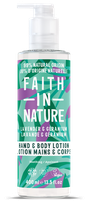 FAITH IN NATURE Lavender&Geranium Hand&Body lotion, 400 ml