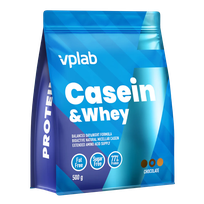 VPLAB Casein & Whey Chocolate Flavour порошок, 500 г