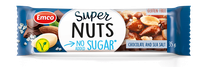 EMCO Super Nuts Chocolate & Sea Salt batoniņš, 35 g