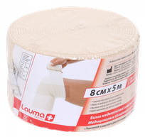 LAUMA MEDICAL 8 cm x 5 m medical elastic bandage, 1 pcs.