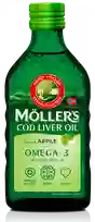 MOLLERS рыбий жир (со вкусом яблока), 250 мл