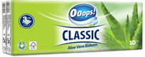 OOOPS! Classic Sensitive 10x10 cm facial tissue, 10 pcs.