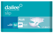 DAILEE Slip Plus XS/S diapers, 28 pcs.
