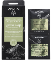 APIVITA Express Beauty Deep With Green Clay (8 ml) sejas maska, 2 gab.
