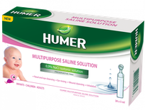 HUMER daudzfunkcionāls fizioloģiskais 0.9 % NaCl, 5 ml šķīdums, 30 gab.