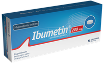 IBUMETIN 200 mg tabletes, 10 gab.