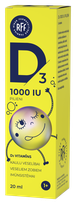 RFF Just D3 1000 IU drops, 20 ml