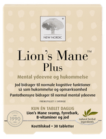 NEW NORDIC Lions Mane Plus tabletes, 30 gab.
