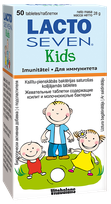 LACTO SEVEN Kids košļājamās tabletes, 50 gab.