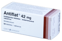 ANTIFLAT 42 mg košļājamās tabletes, 50 gab.