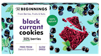 THE BEGINNINGS Black currant cookies, 80 g