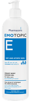 PHARMACERIS E Emotopic shower gel, 400 ml