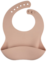 CANPOL BABIES силиконовый с карманом Beige  детский нагрудник, 1 шт.