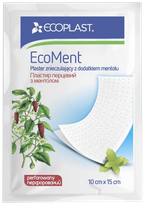 ECOPLAST Ecoment Warming Pepper Menthol 10x15cm bandage, 1 pcs.