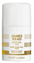 JAMES READ Gradual Tan kopjoša pašiedeguma nakts sejas maska, 50 ml