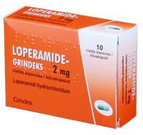 LOPERAMIDE 2 mg capsules, 10 pcs.