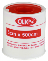 OLKO  5 x 500 cm adhesive plaster roll, 1 pcs.