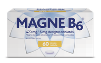 MAGNE B6 (Magnijs) 470 mg /5 mg pills, 60 pcs.