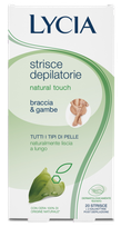 LYCIA Natural Touch для Рук и Ног восковые полоски для депиляции, 20 шт.