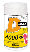 VITABALANS D-Max 4000 SV (100 µg) chewable tablets, 90 pcs.