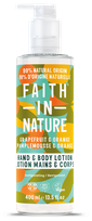 FAITH IN NATURE Grapefruit & Orange Hand & Body lotion, 400 ml