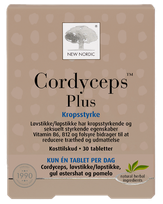 NEW NORDIC Cordyceps Plus tabletes, 30 gab.