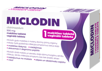 MICLODIN 500mg vaginal capsule, 1 pcs.