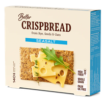 BETTER Sea Salt crispbreads, 140 g