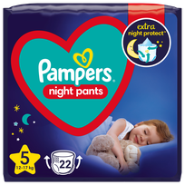 PAMPERS Night 5 (12-17 kg) diapers, 22 pcs.