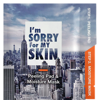 I'M SORRY FOR MY SKIN Peeling Pad & Moisture маска для лица, 7 г