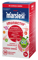 MARSIEŠI Imunactiv košļājamās tabletes, 30 gab.