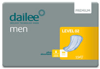 DAILEE Men Premium Level 2 uroloģiskie ieliktņi, 15 gab.