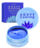 PETITFEE Agave Cooling Hydrogel acu spilventiņi, 60 gab.