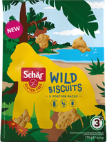 SCHAR Wild Biscuits bezglutēna cepumi, 115 g