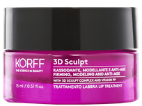 KORFF 3D Sculpt aprises veidojošs pretnovecošanās līdzeklis lūpu kopšanai, 15 ml