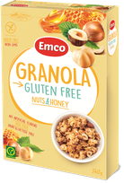 EMCO Granola Honey Nuts pārslas, 340 g