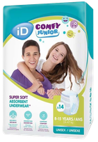 ID Comfy Junior Pants (8-15 years old) nappy pants, 14 pcs.