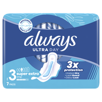 ALWAYS  Ultra Night higiēniskās paketes, 7 gab.