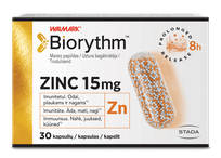 BIORYTHM Zinc kapsulas, 30 gab.