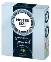 MISTER SIZE 49/165 mm condoms, 3 pcs.